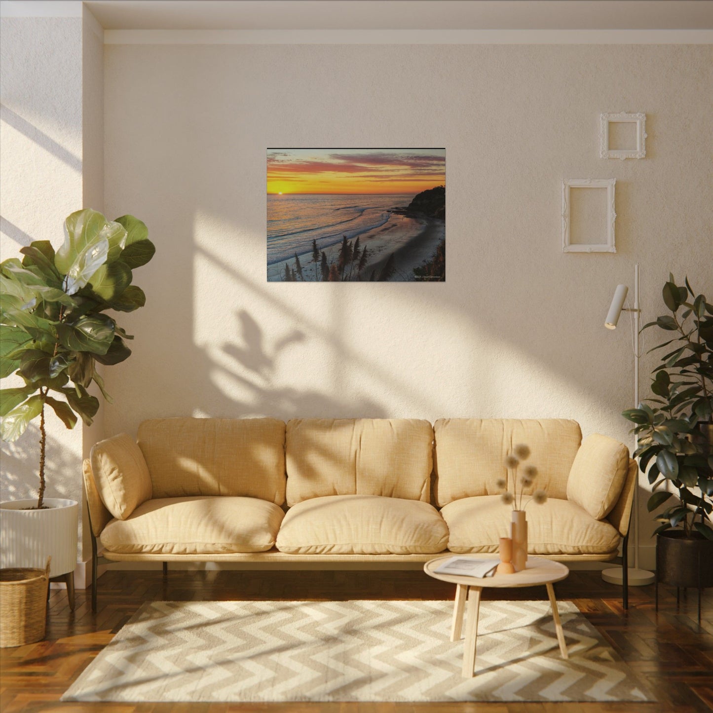 Swamis Vibe Encinitas California JSE Photograph #529 Swamis Point Sunset Surfing Wall Art, Stretched Canvas Print, Coastal Decor, Beach House Artwork, Swamis Sunset Scene, Nautical Gift