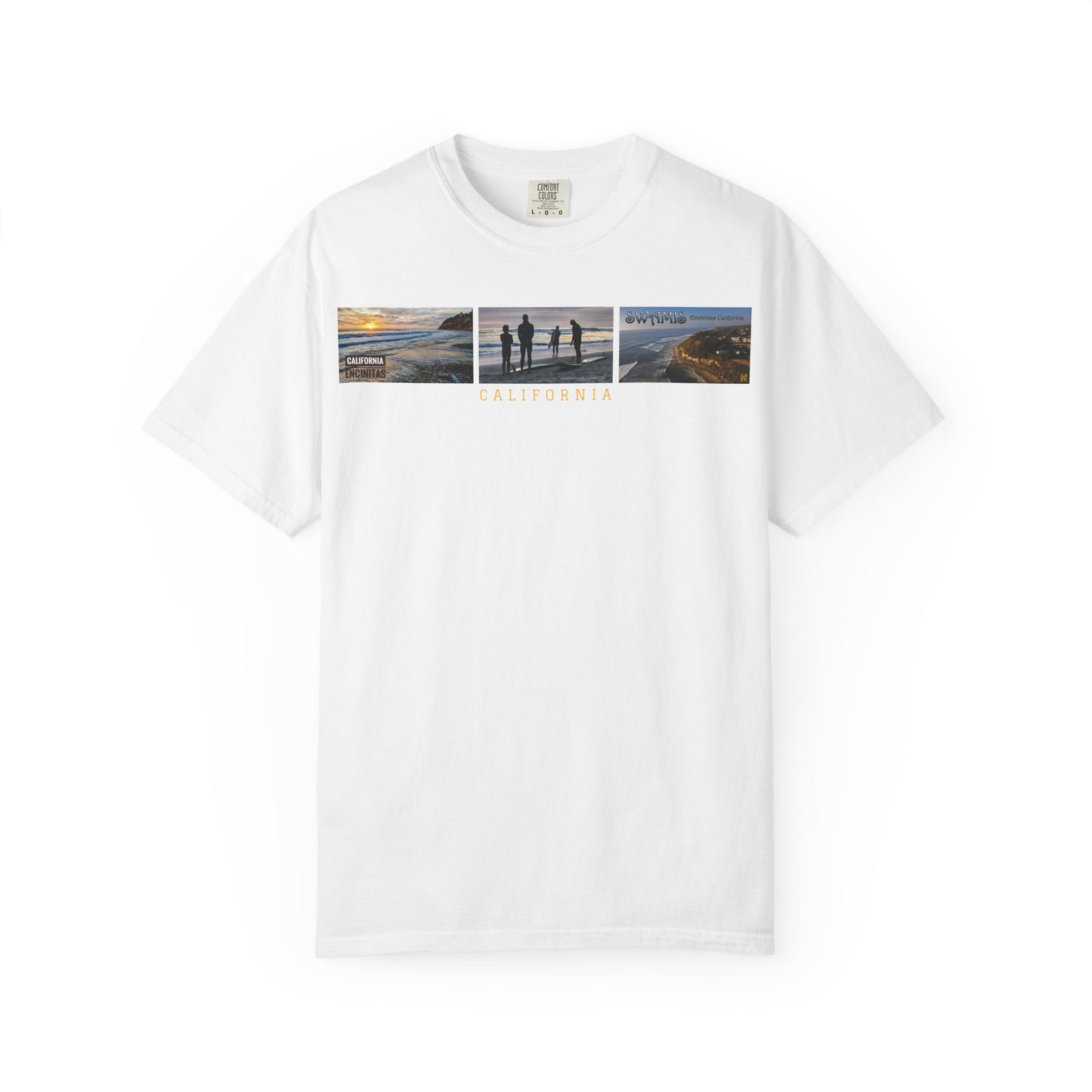 Swamis Vibe JSE Designs unisex garment-dyed t-shirt #151 Swamis Surf Park California Surfing T-Shirt, Beach Vibes Tee, Garment-Dyed Apparel, Unisex Summer Shirt, Gift for Surfers