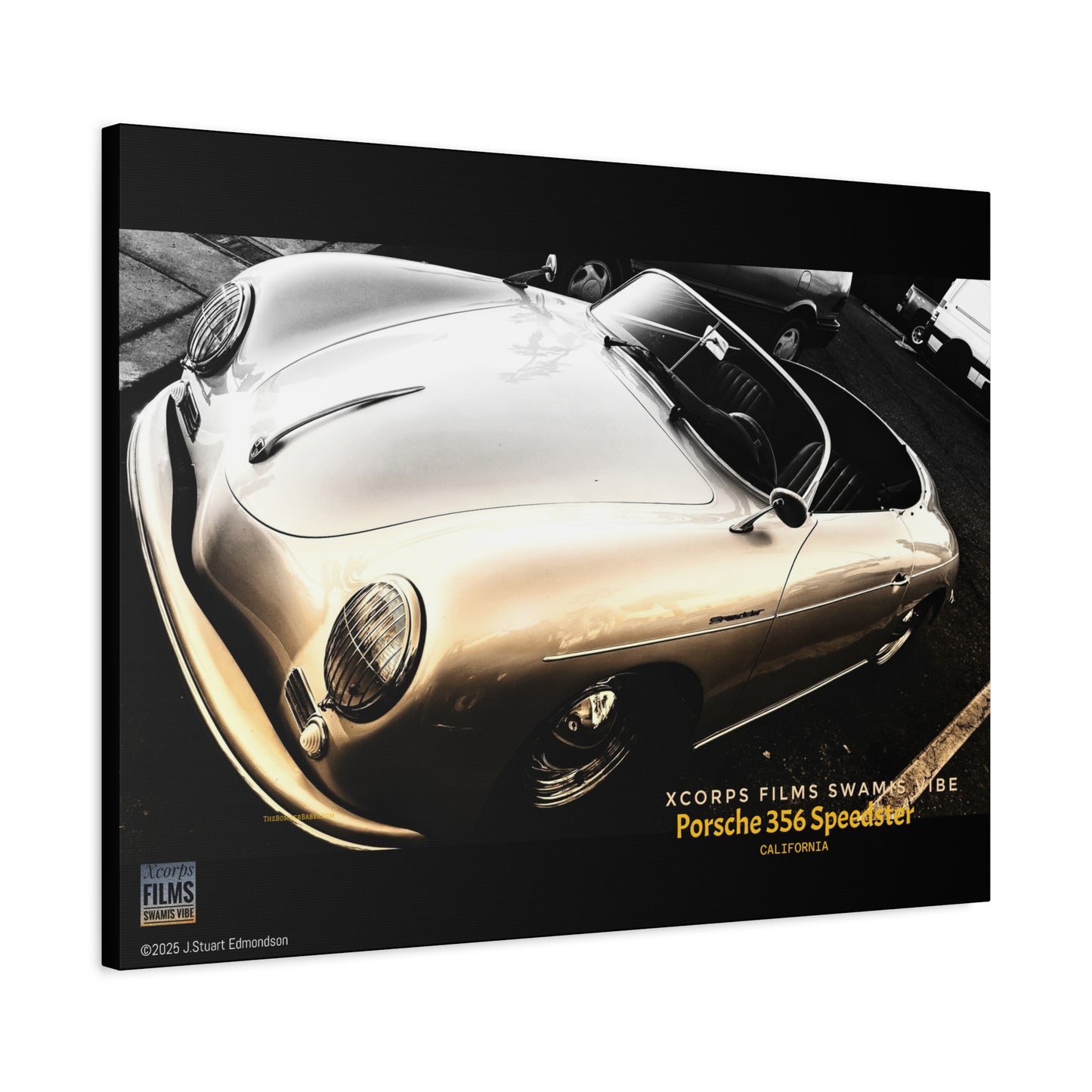 Swamis Vibe Encinitas California JSE Photograph #1146 Porsche 356 Speedster Swamis Surf Park Encinitas California