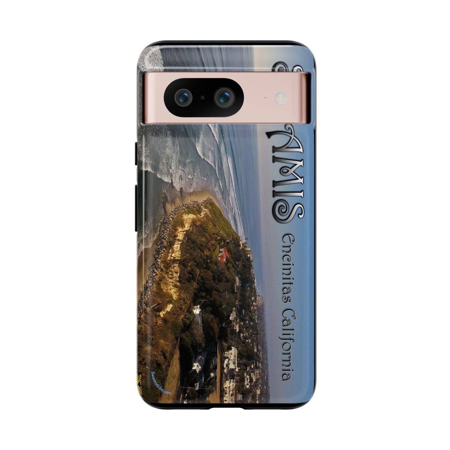 Swamis Vibe Encinitas California JSE Phone Case Designs #2 Swamis Beach Vibe California  Phone Cases, Tough Phone Cover, Beach Vibe Accessory, Coastal Gift, Swamis Design Case, Summer Aesthetic Case