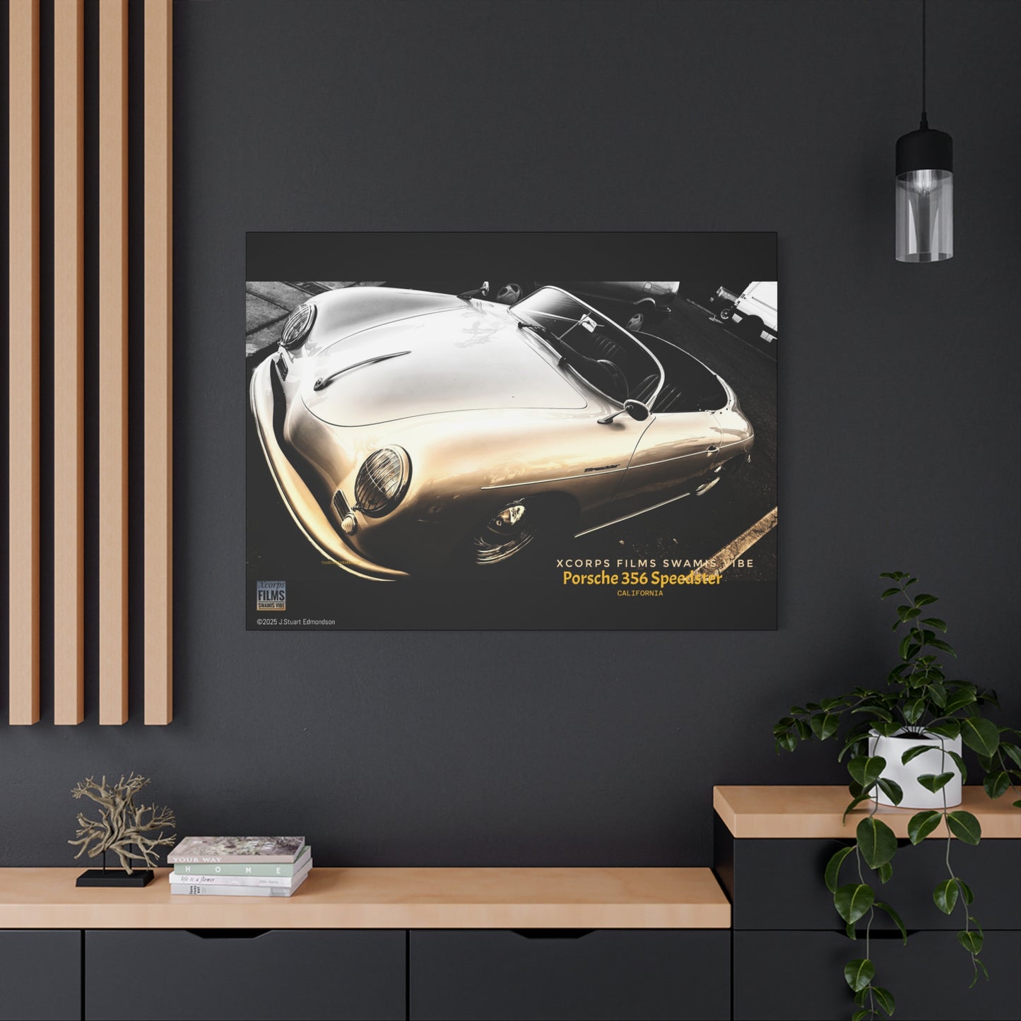 Swamis Vibe Encinitas California JSE Photograph #1146 Porsche 356 Speedster Swamis Surf Park Encinitas California